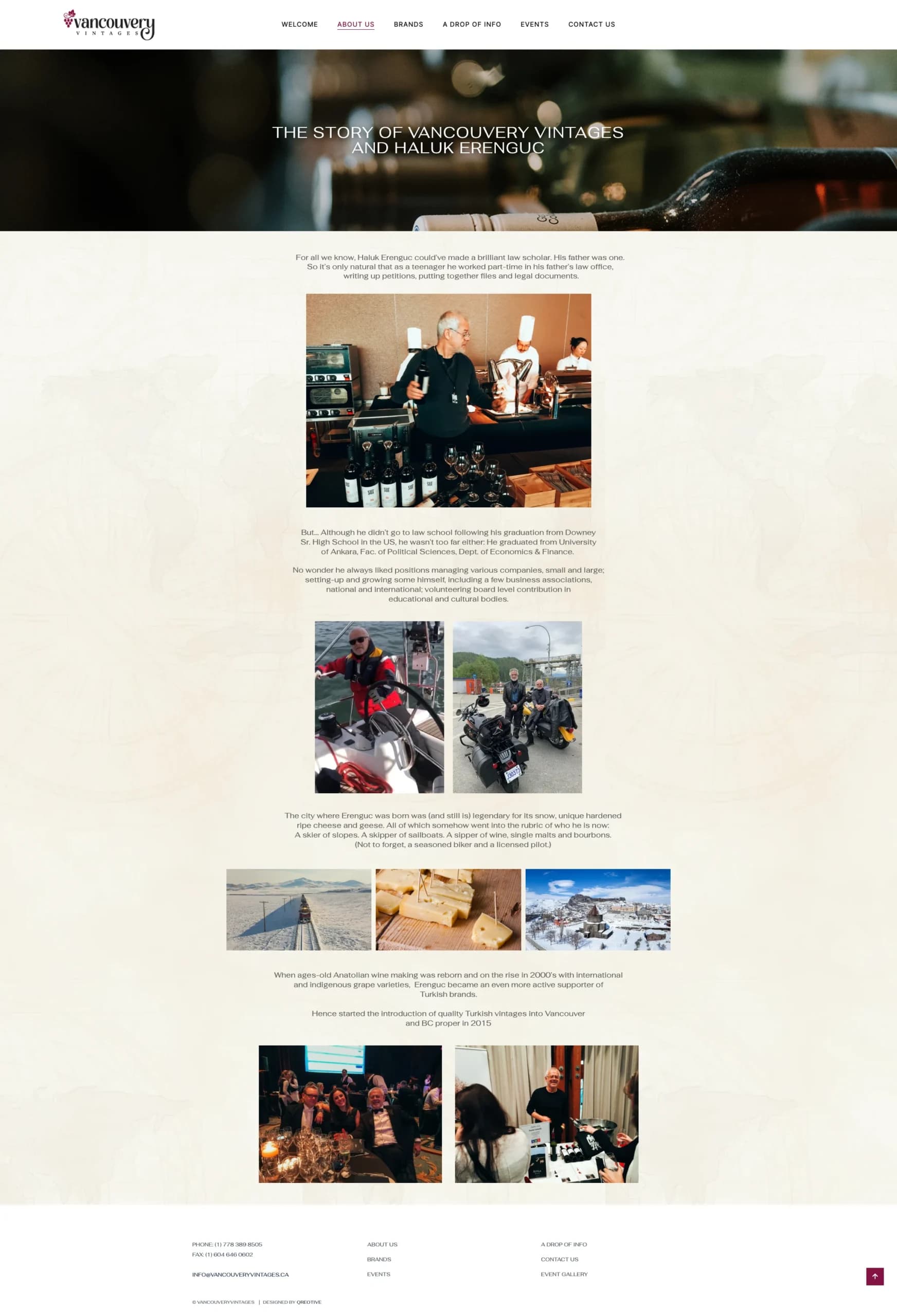 Vancouver Vintages E-Commerce Web Design screenshot 3