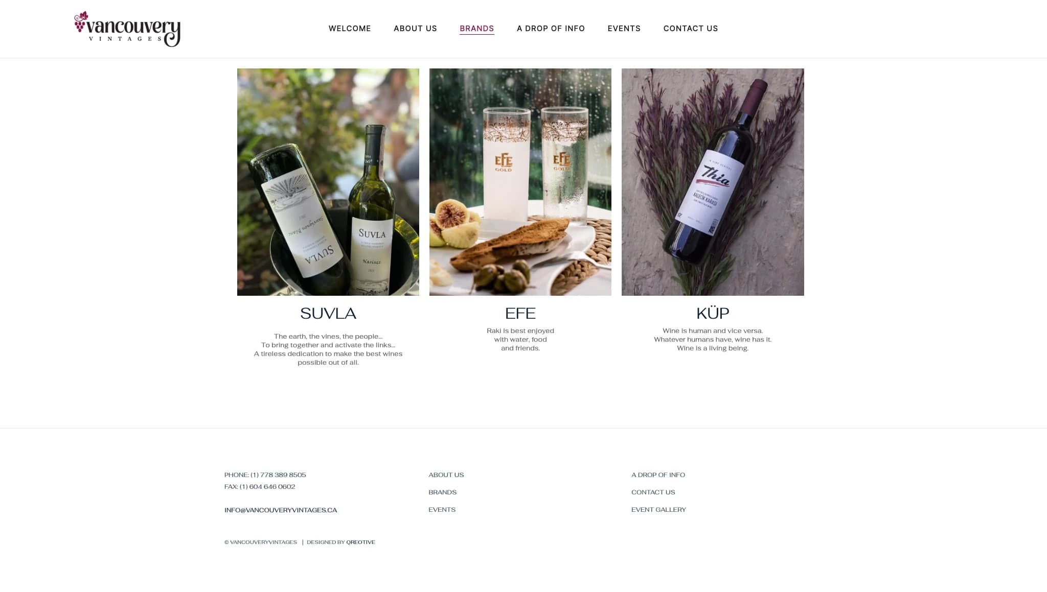 Vancouver Vintages E-Commerce Web Design screenshot 4