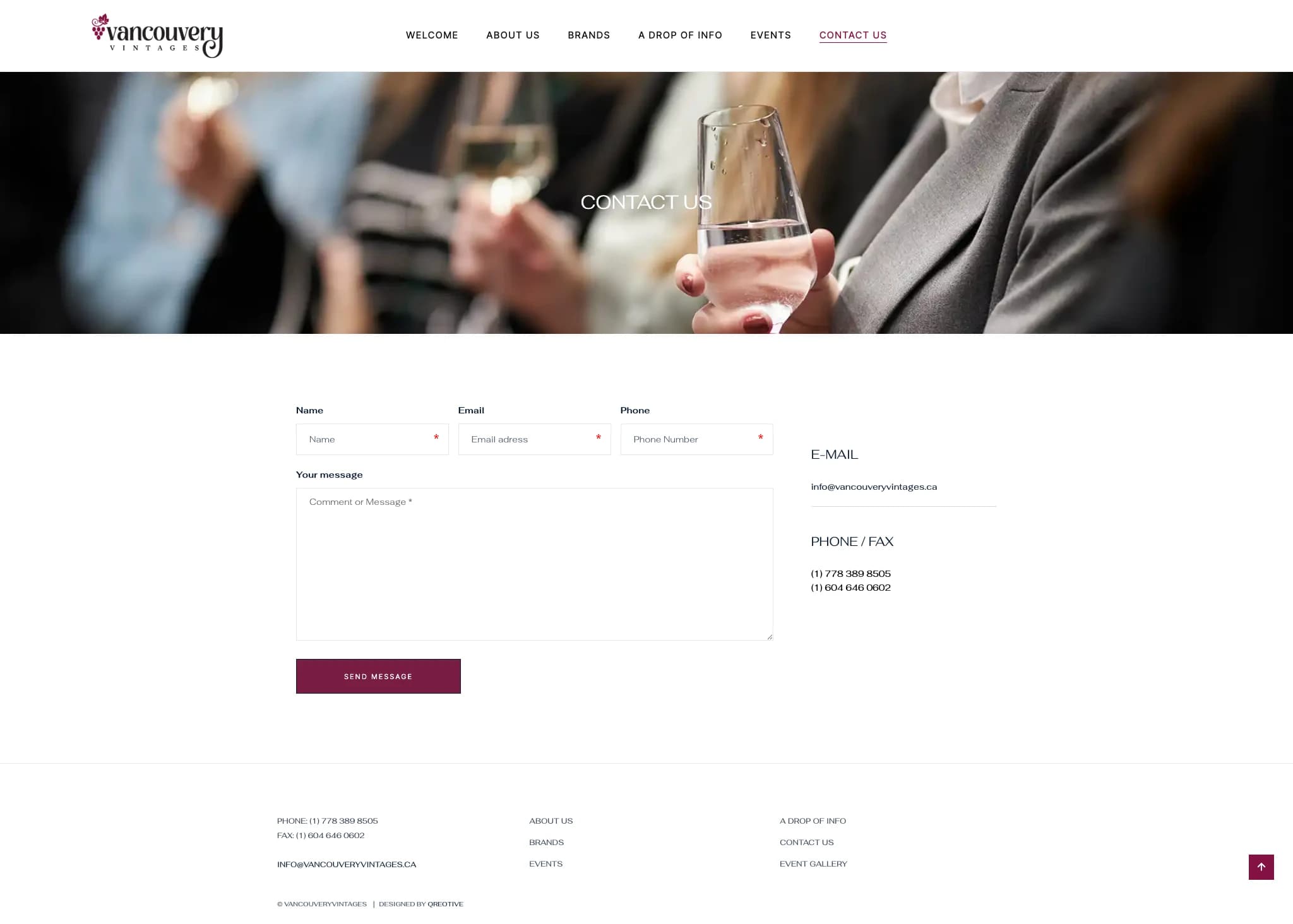 Vancouver Vintages E-Commerce Web Design screenshot 5