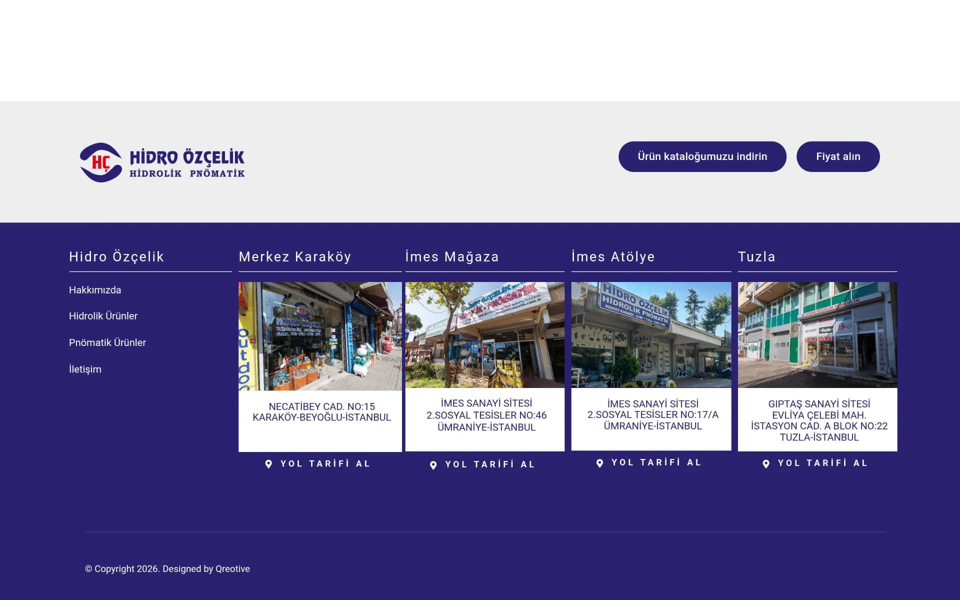 Hidro Özçelik Corporate Web Design screenshot 4
