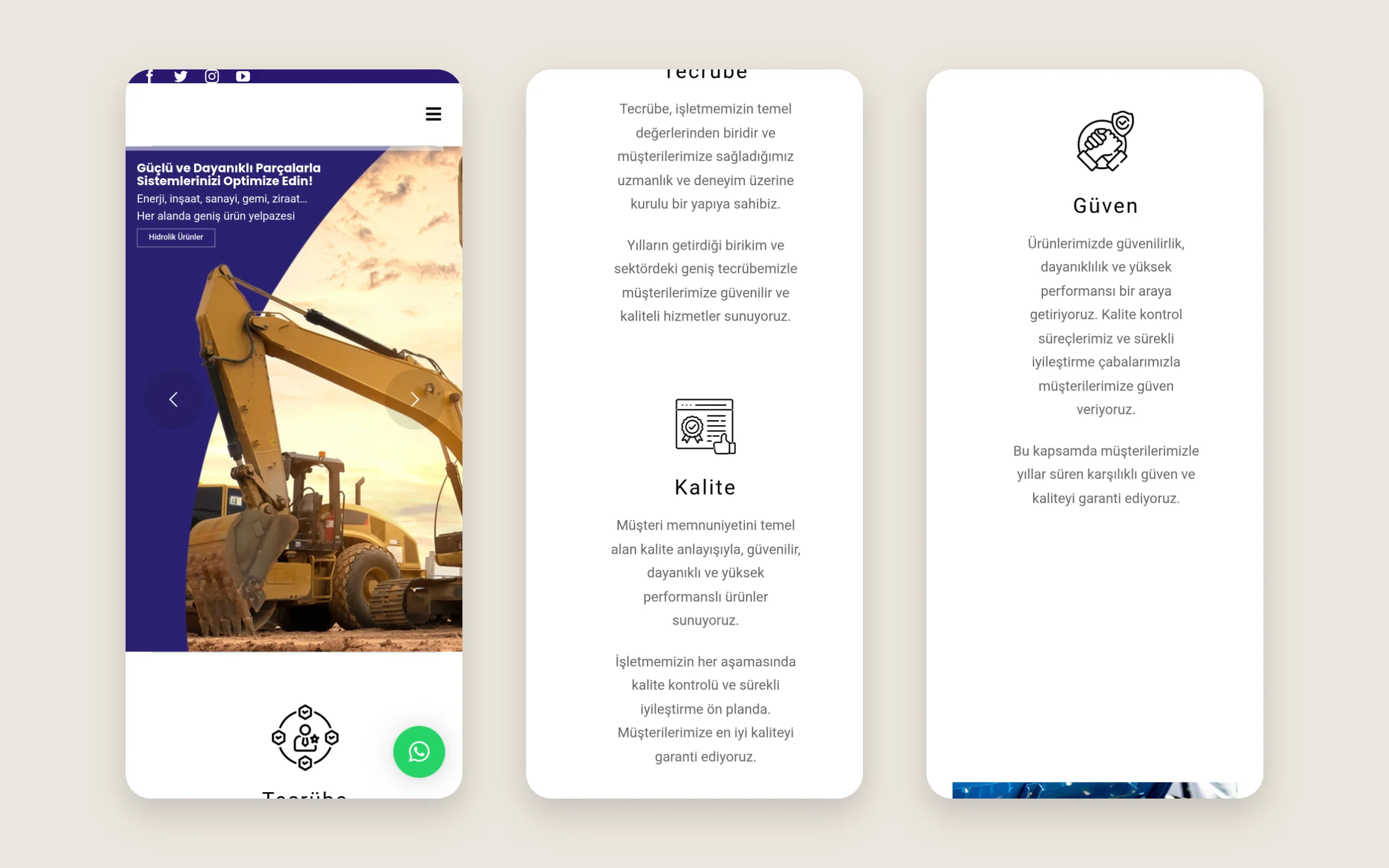 Hidro Özçelik Corporate Web Design screenshot 5