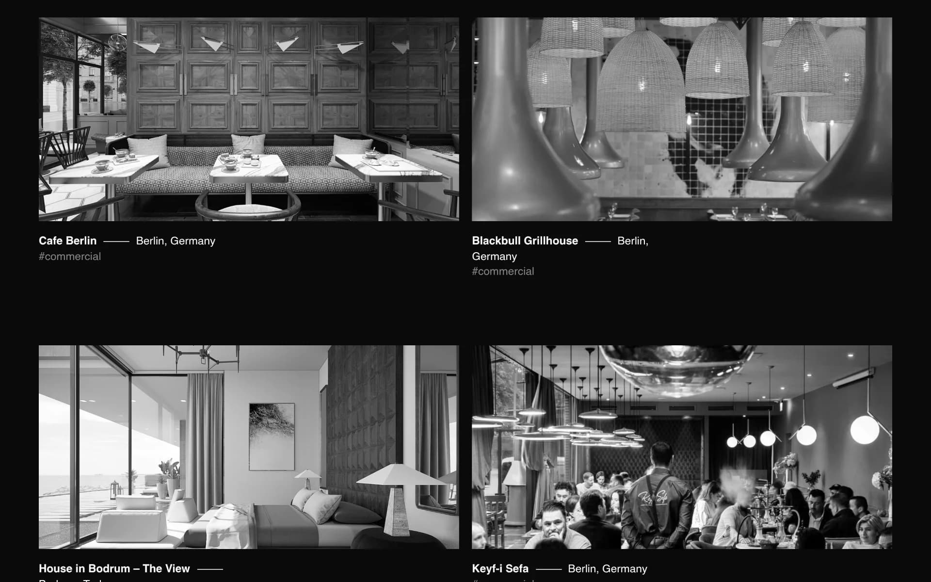 QARA Interior & Architecture Web Design screenshot 2