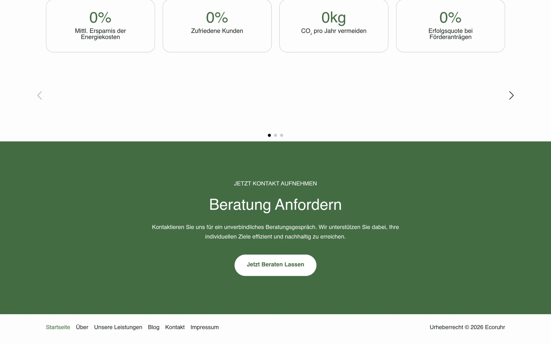 Ecoruhr Energy Consulting Web Design screenshot 4