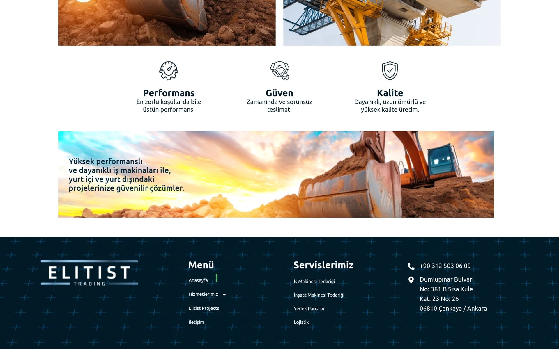 Elitist Trading Corporate Web Design screenshot 3