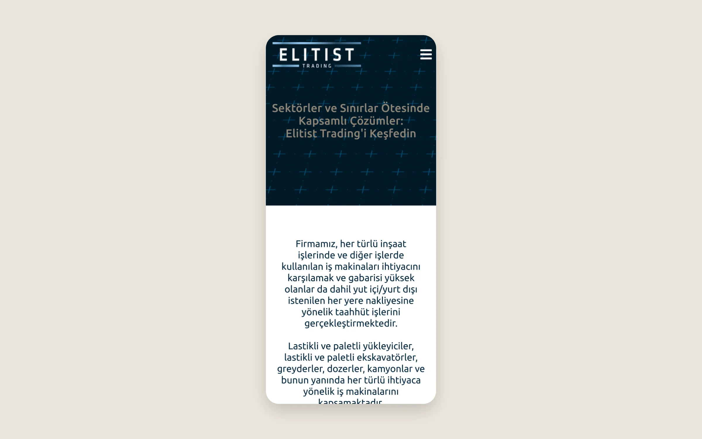 Elitist Trading Corporate Web Design screenshot 4