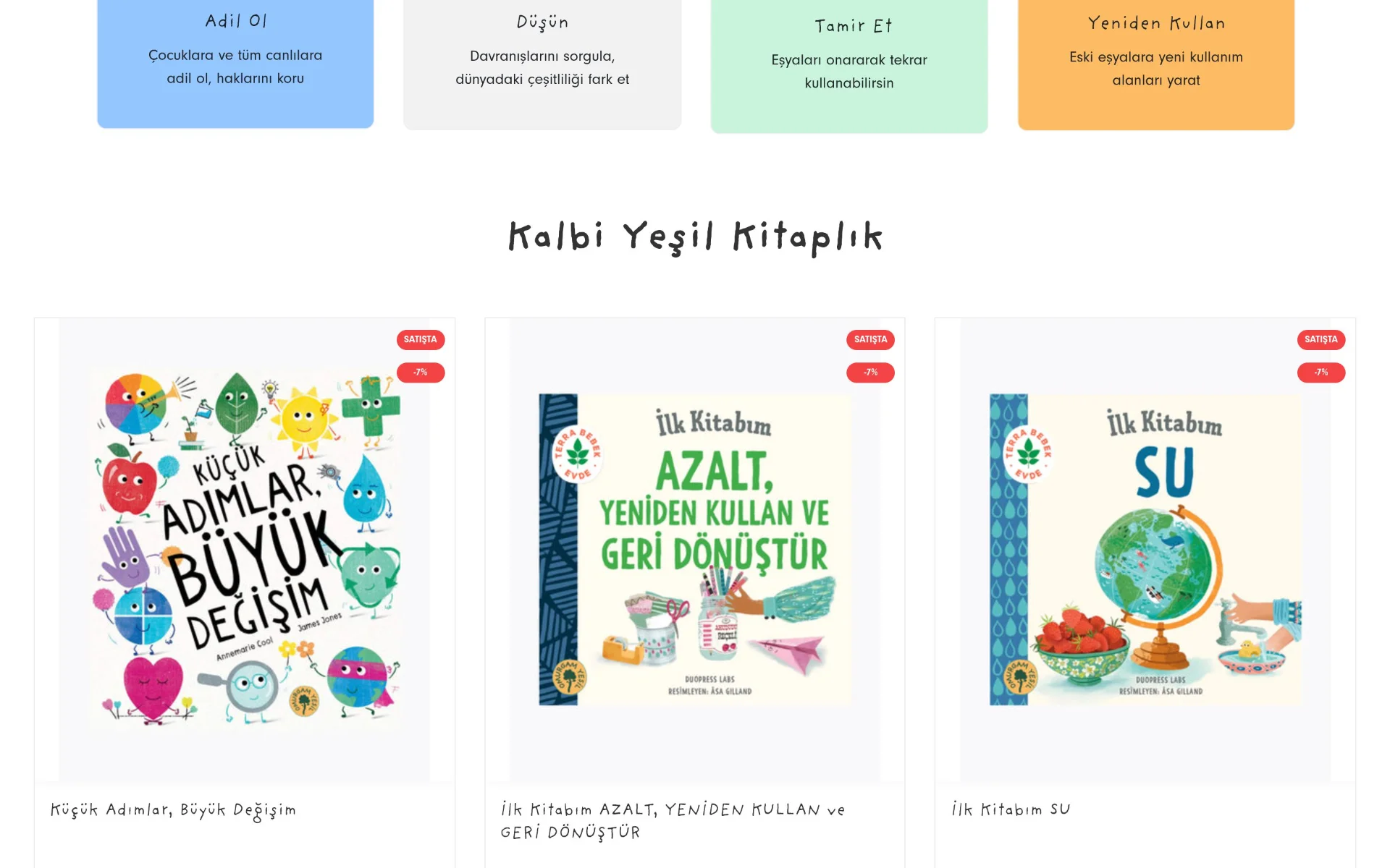 Omurgam Yeşil E-Commerce Web Design screenshot 2