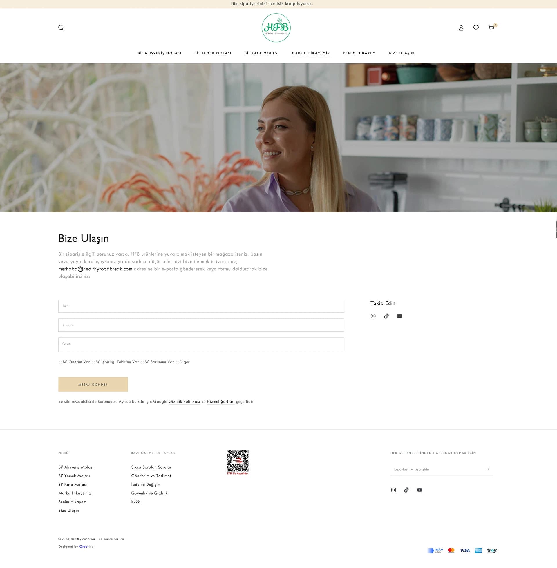 HealthyFoodBreak Website Design screenshot 4