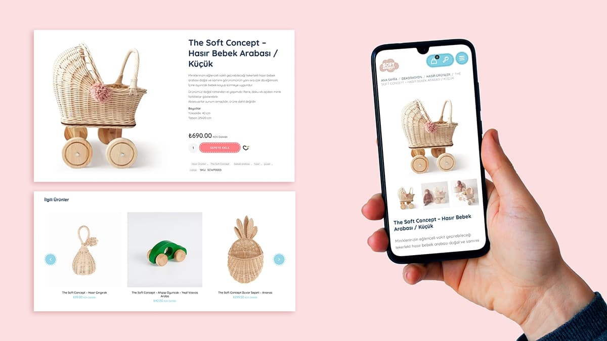 The Soft Concept Website Design screenshot 1