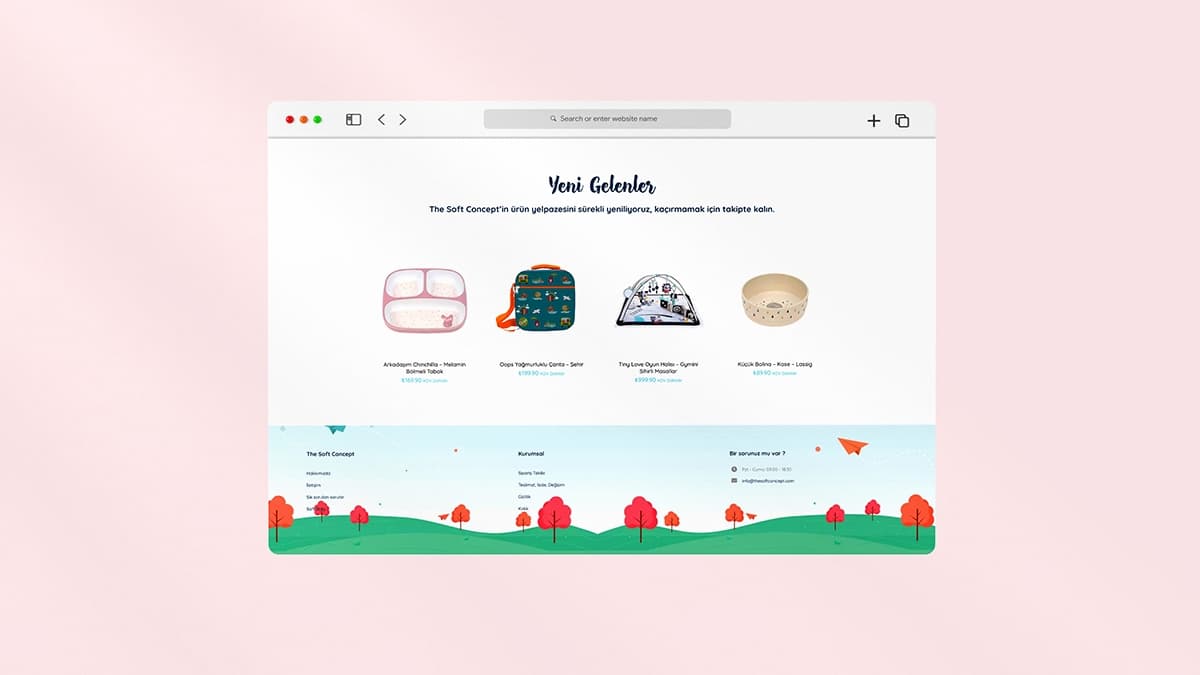 The Soft Concept Website Design screenshot 2