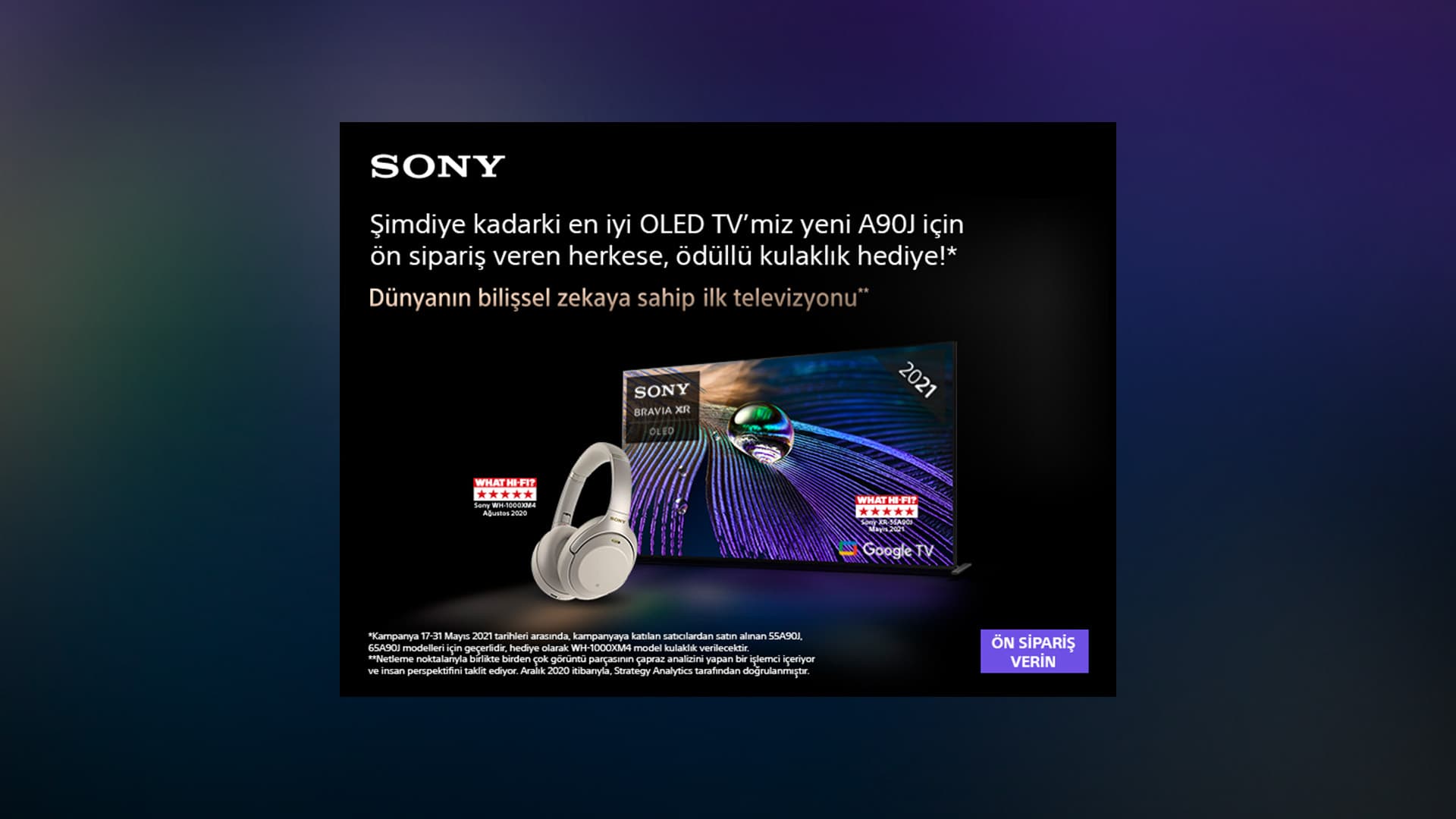 Sony OLED TV Campaign screenshot 2